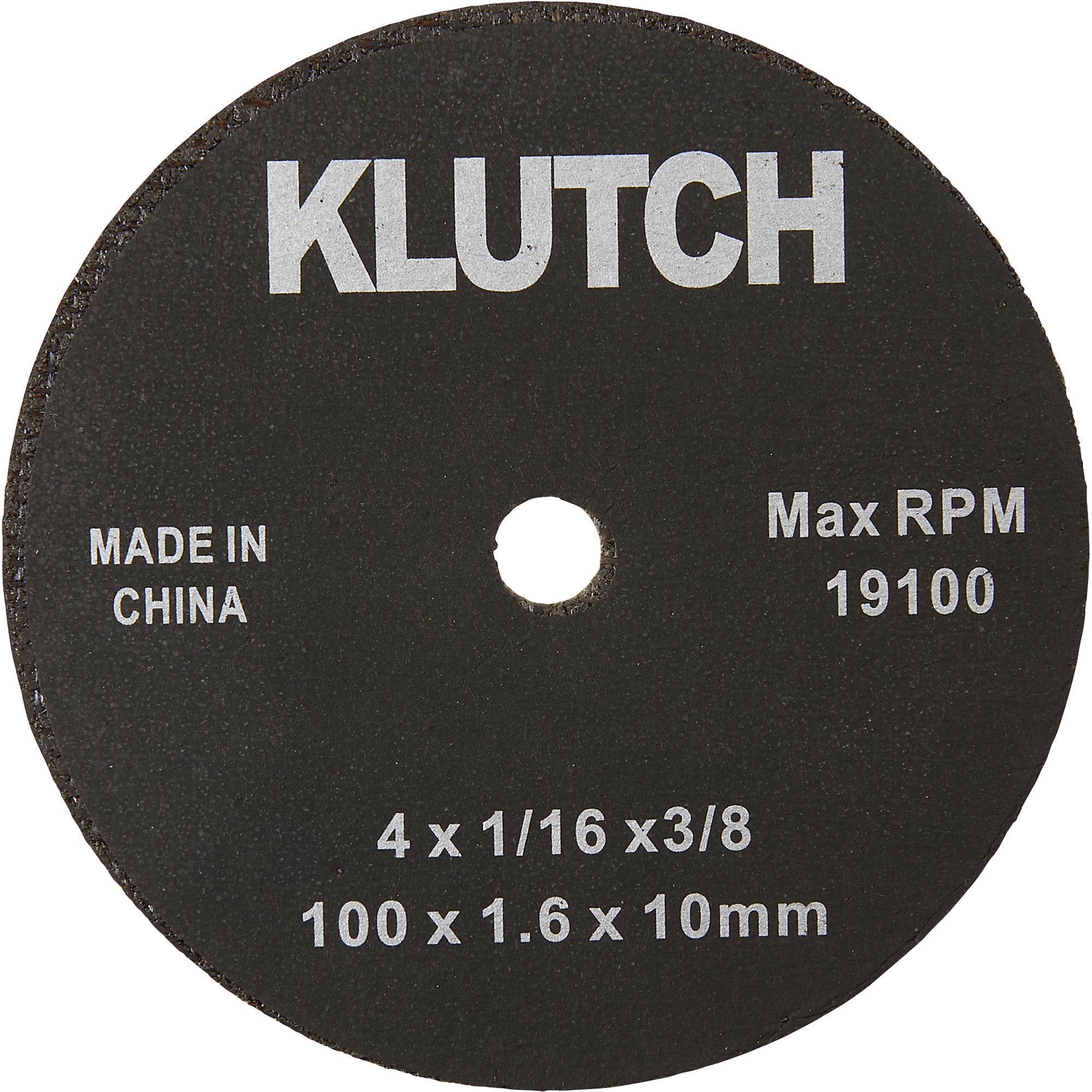 Klutch 10-Pk. Cutoff Blades, 4in. Dia. x 1/16in., 3/8in. Arbor
